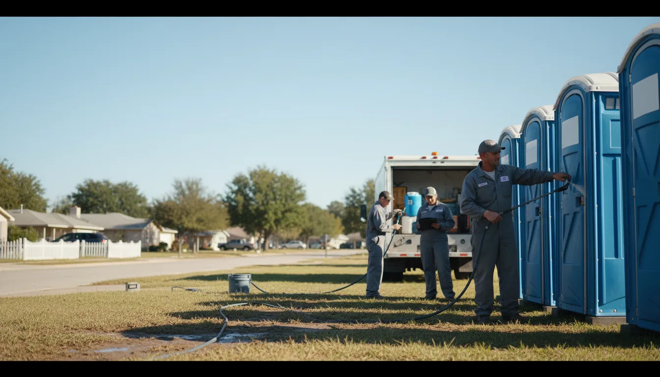 Long-Term Portable Toilet Rental in Tennessee Colony, TX near me